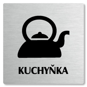 Kuchyňka, 100x100mm, stříbrná, Nevada